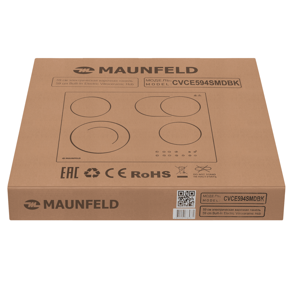 Электрическая варочная панель MAUNFELD CVCE594SMDBK