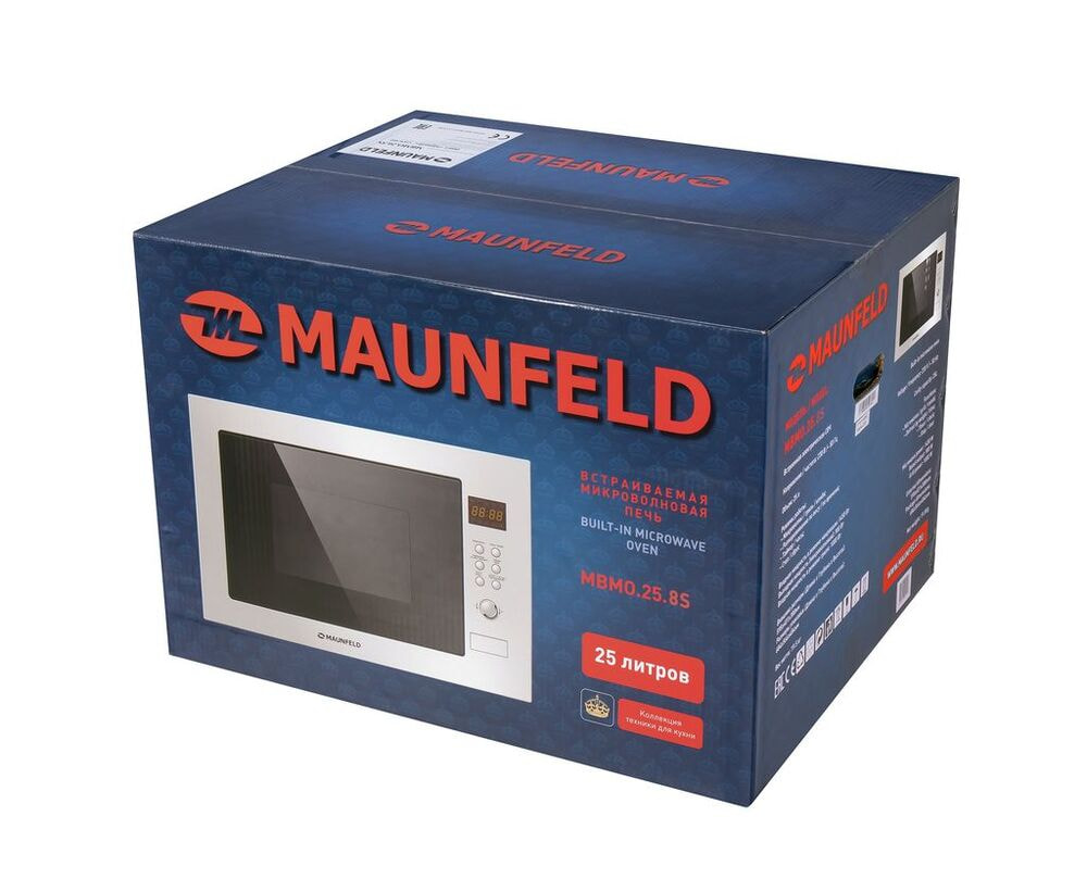 Микроволновая печь встраиваемая MAUNFELD MBMO.25.8S
