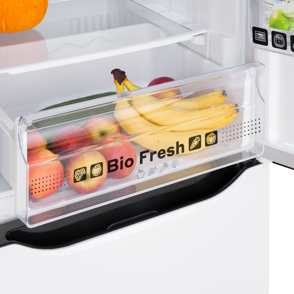 Холодильник-морозильник с инвертором MAUNFELD MFF195NFIW10