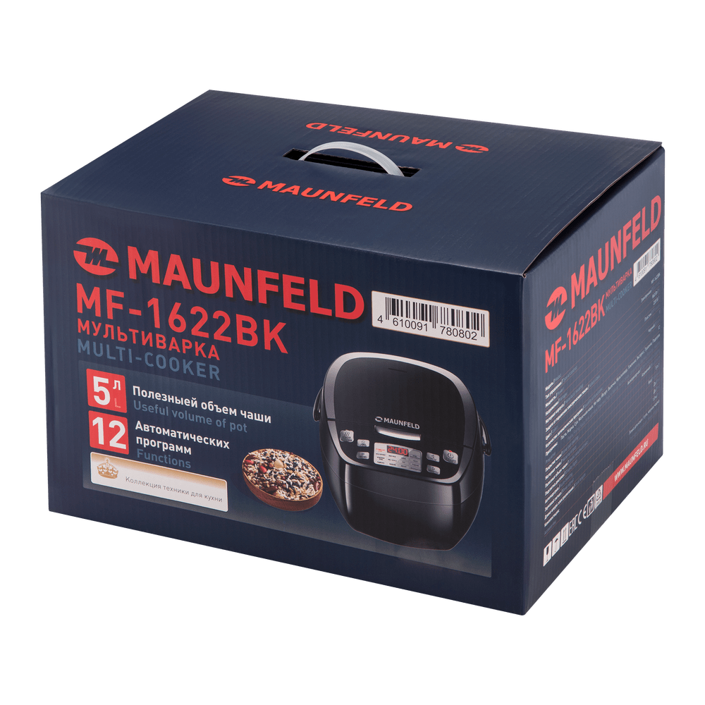 Мультиварка MAUNFELD MF-1622BK