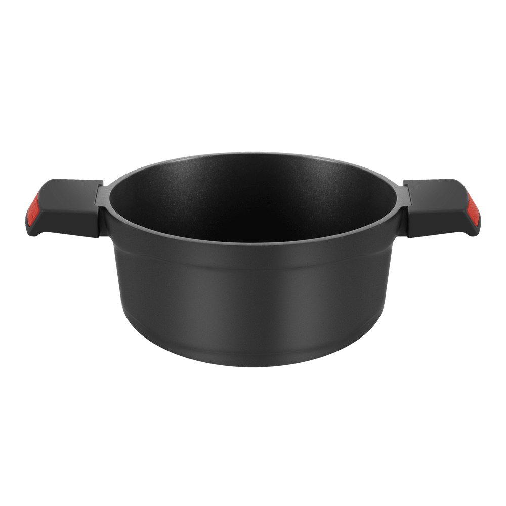 Кастрюля с крышкой MAUNFELD AURORA MF24ARR1CS из литого алюминия, 24*12см