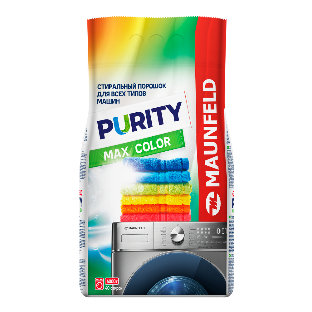 Стиральный порошок  Maunfeld Purity Max Color Automat 6000г MWP6000CA