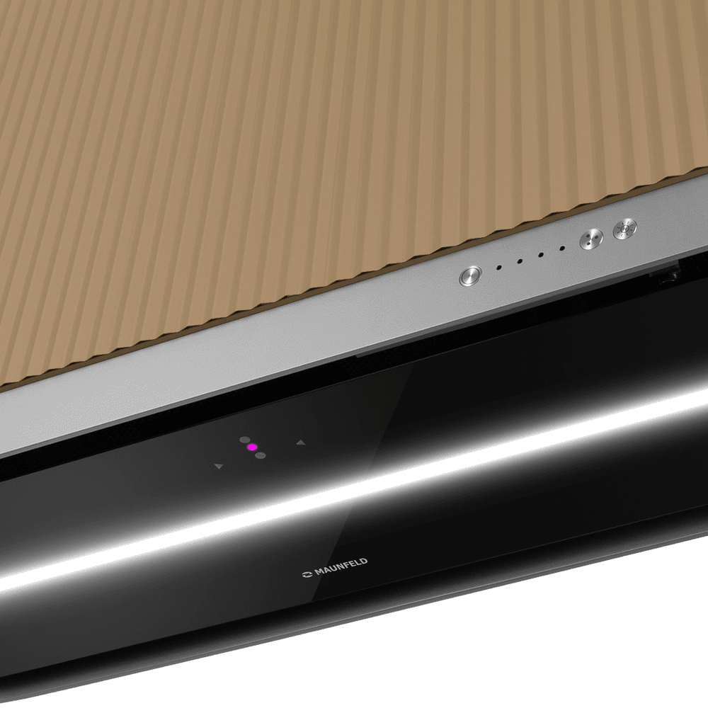 Кухонная вытяжка MAUNFELD MURANO 80 золотой