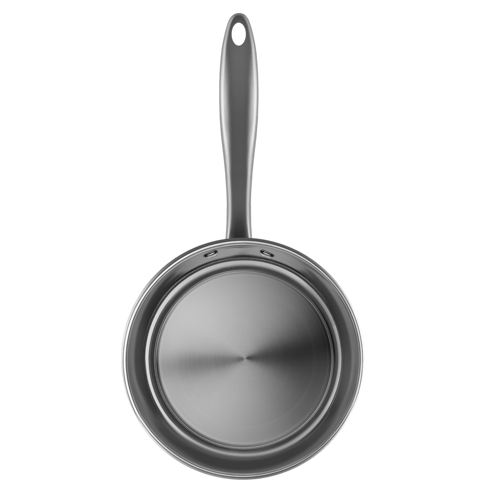 Ковш FILIGRANA MOLLY FG18MLL01SP из нержавеющей стали со стеклянной крышкой, 16 см, 1,8 л.