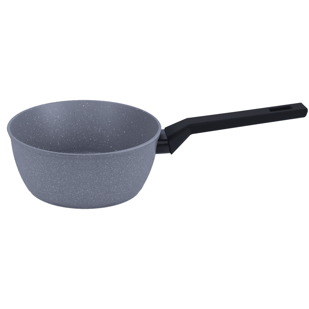 Ковш FILIGRANA SAGA FG18SGA01SP из кованого алюминия со стеклянной крышкой, 18 см