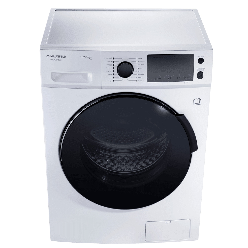 Стиральная машина с инвертором и паром MAUNFELD MFWM147WH