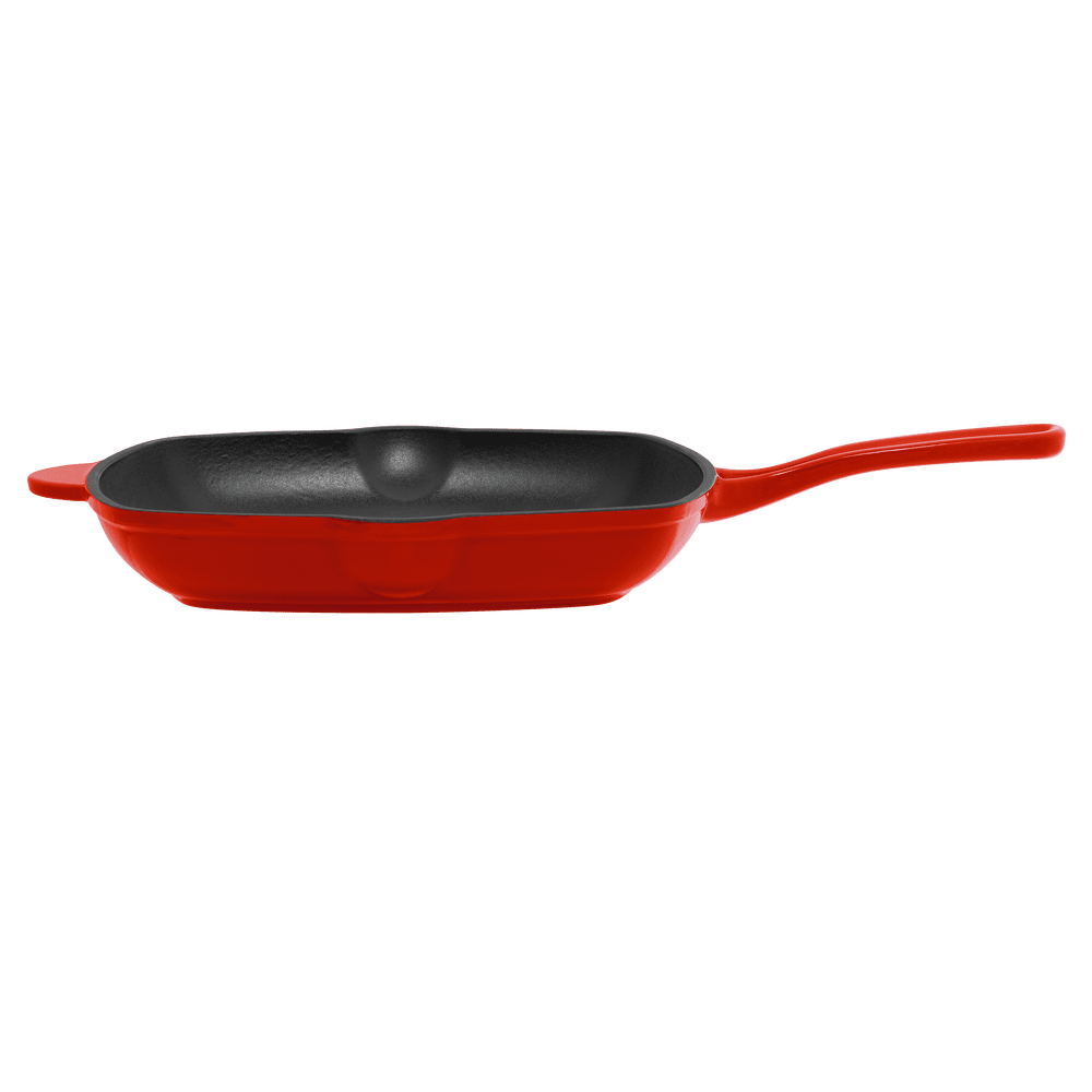 Сковорода-гриль MAUNFELD DEVON MGP27CE16R из эмалированного чугуна, 27х27 см