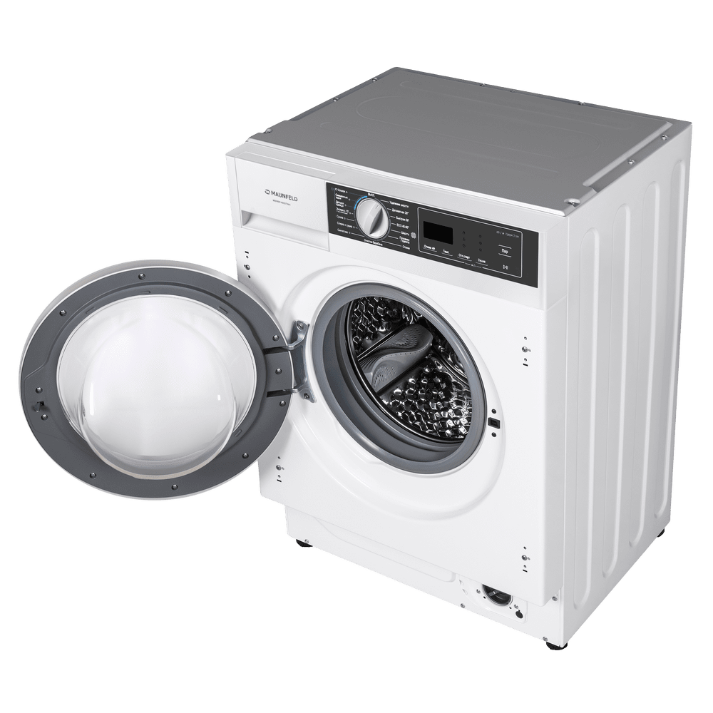 Встраиваемая стиральная машина с сушкой и паром MAUNFELD MBWM1486STWH