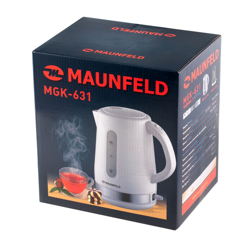 Чайник MAUNFELD MGK-631W(уценка)