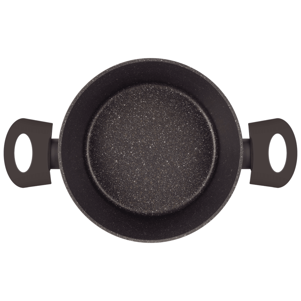 Кастрюля FILIGRANA EDDA FG20EDD01CS из кованого алюминия со стеклянной крышкой, 20 см