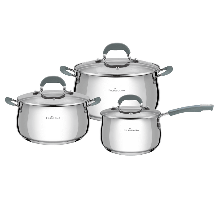 Набор посуды из&nbsp;нержавеющей стали FILIGRANA COLETTE FG125CLT01ST (6&nbsp;предметов)