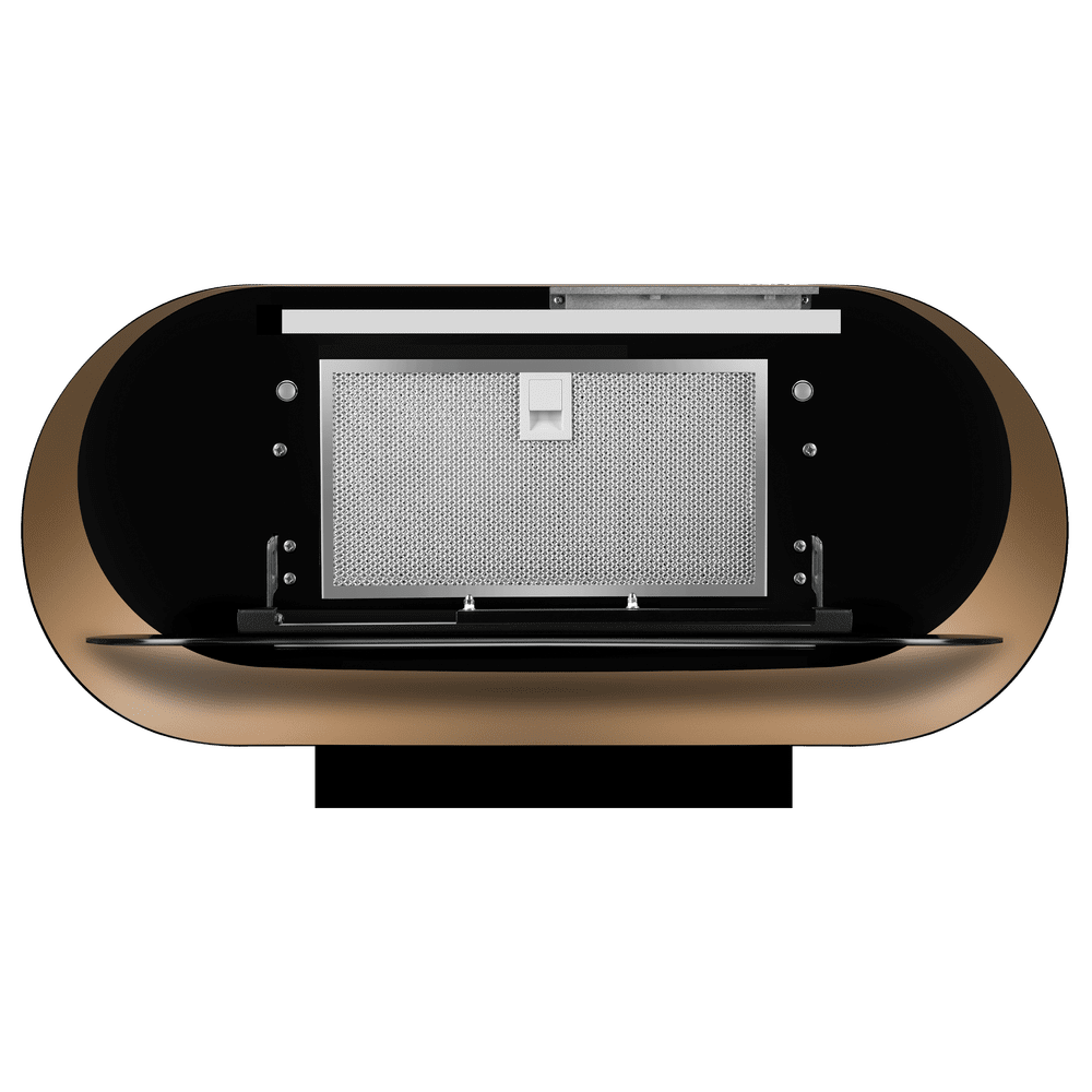 Кухонная вытяжка MAUNFELD GUNA 60 чёрный антрацит с золотом