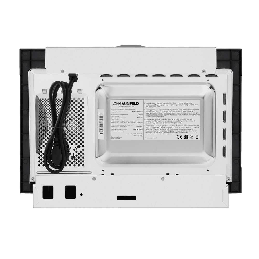 Микроволновая печь встраиваемая MAUNFELD MBMO.20.1PGB