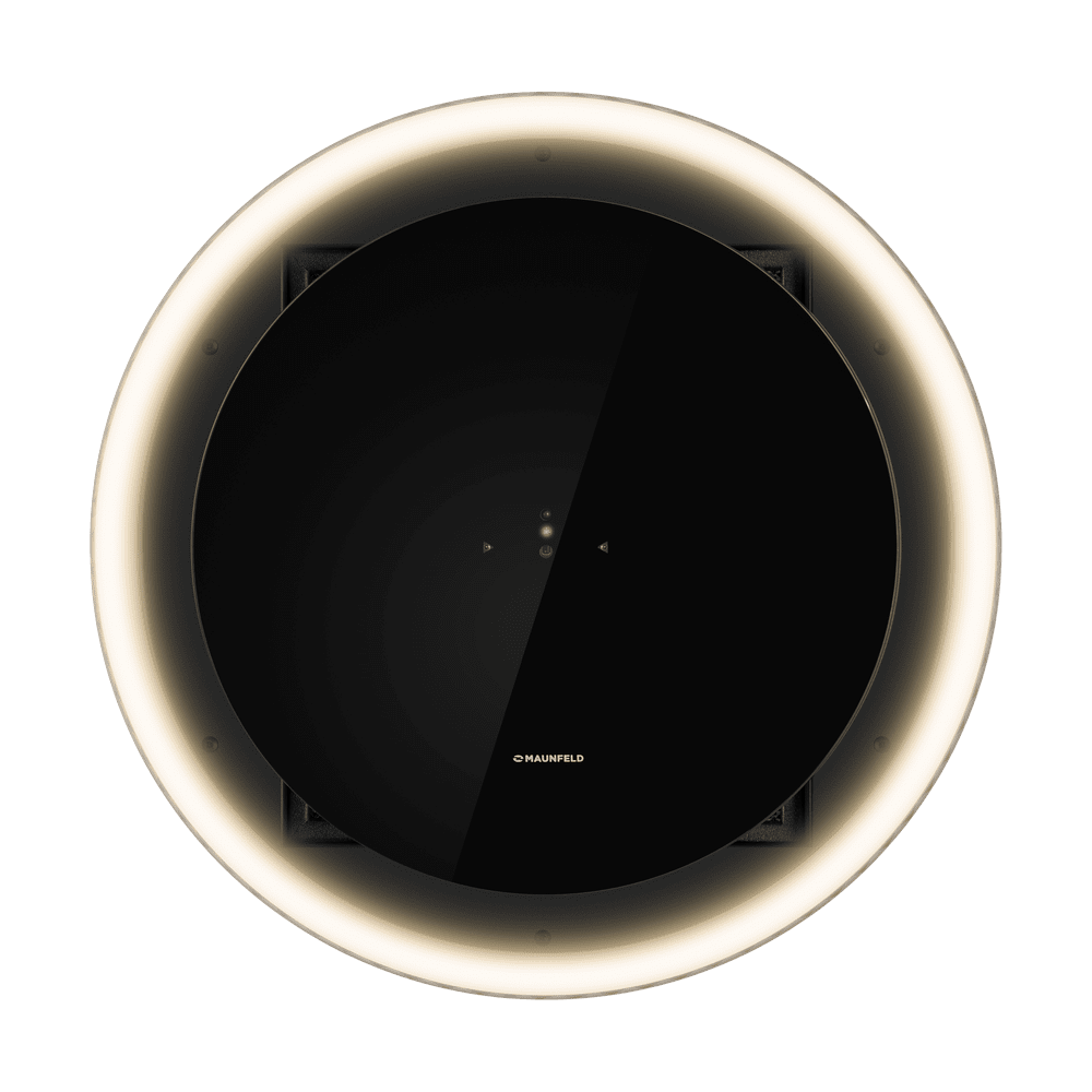 Кухонная вытяжка MAUNFELD EDELWEISS 39 ISLA чёрный антрацит