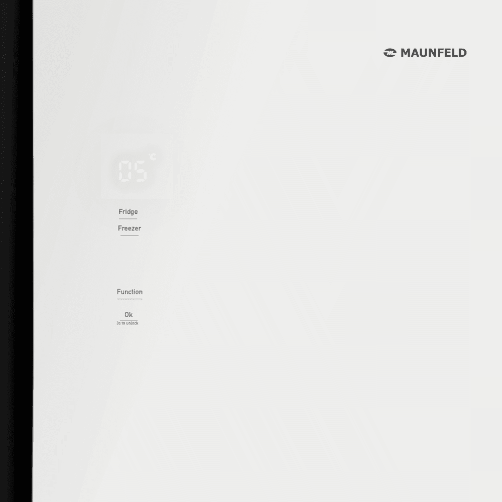 Холодильник с инвертором MAUNFELD MFF191NFPW Matt Inverter
