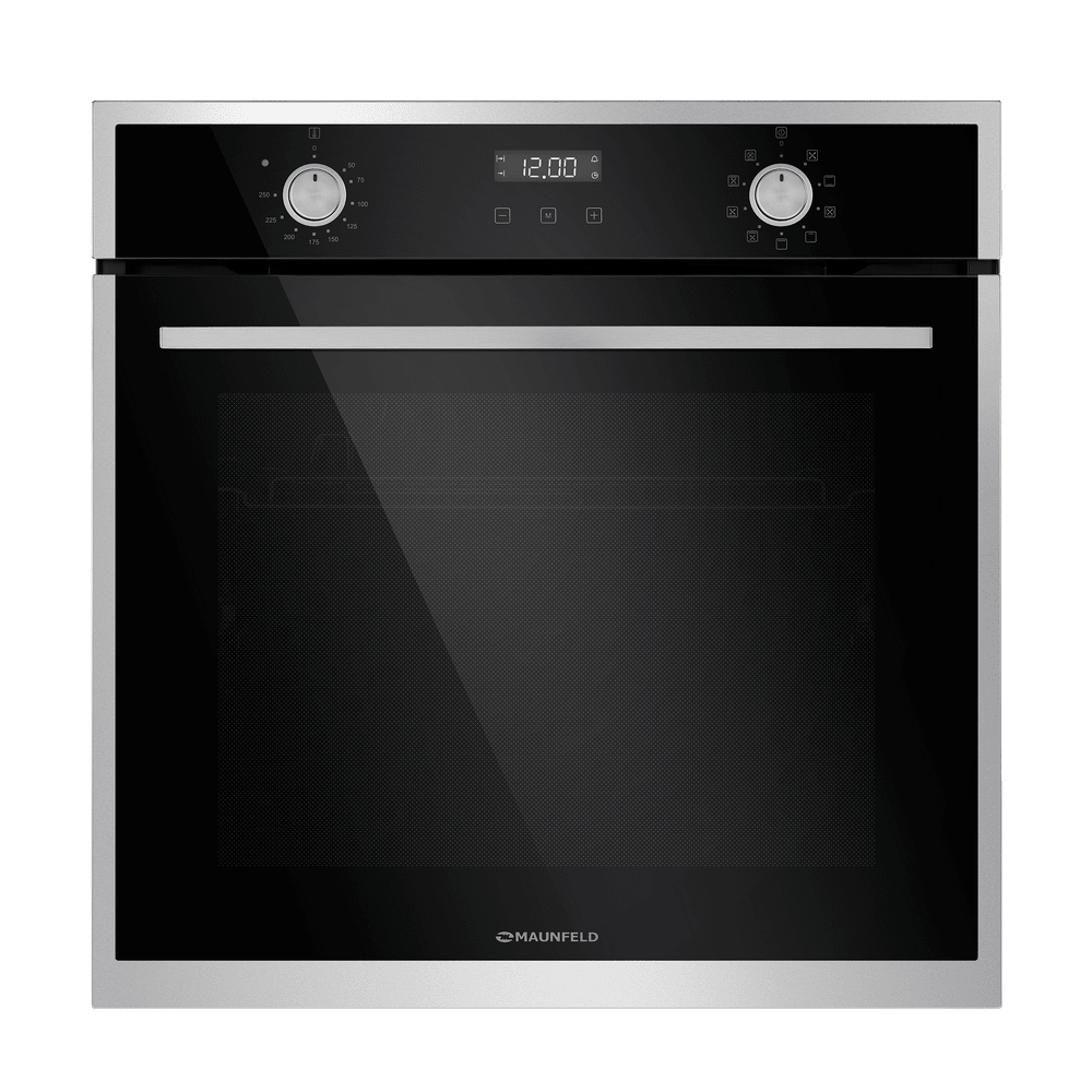 Электрический  черный духовой шкаф 60 см с режимом конвекции