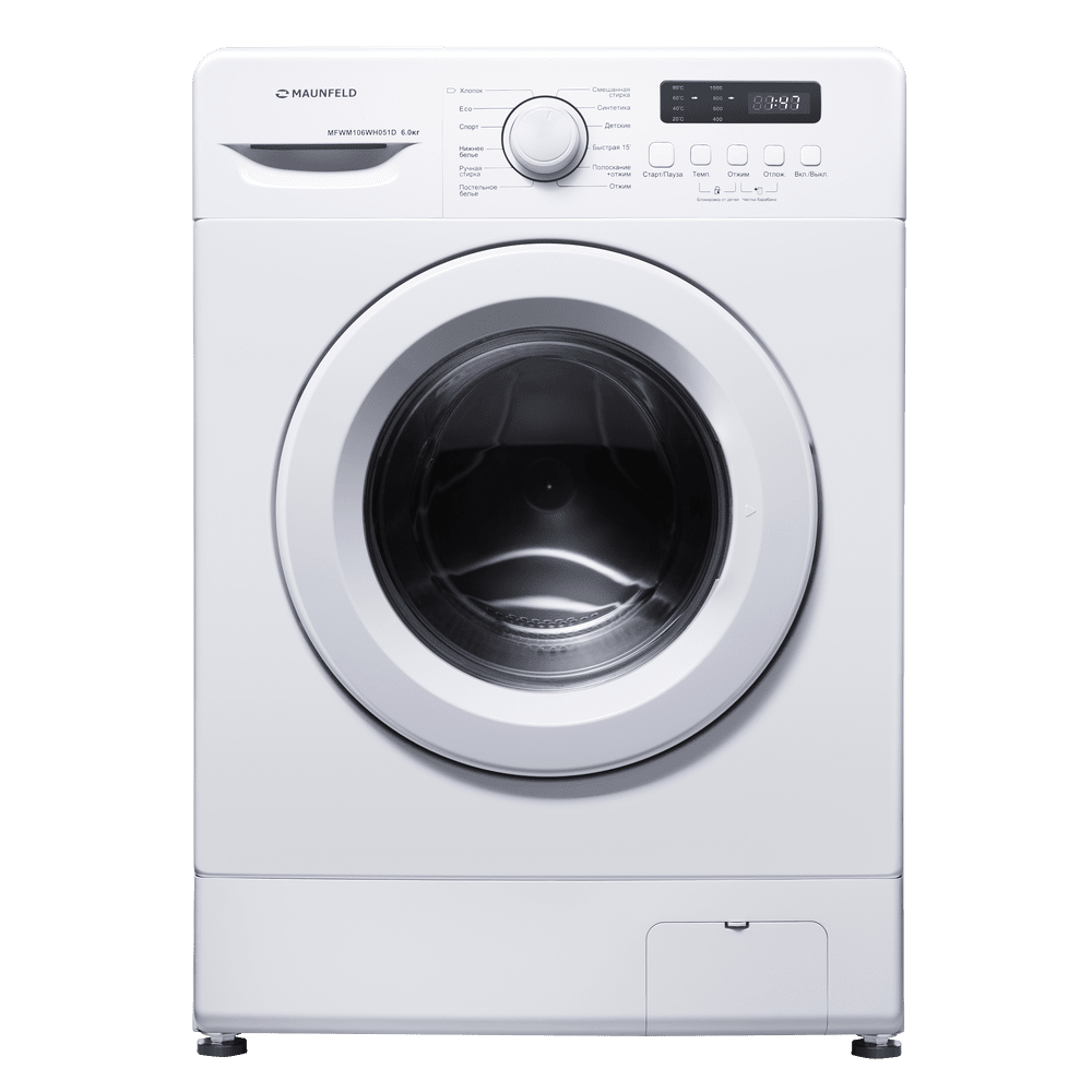 Стиральная машина MAUNFELD MFWM106WH051D Стиральная машина MAUNFELD MFWM106WH051D