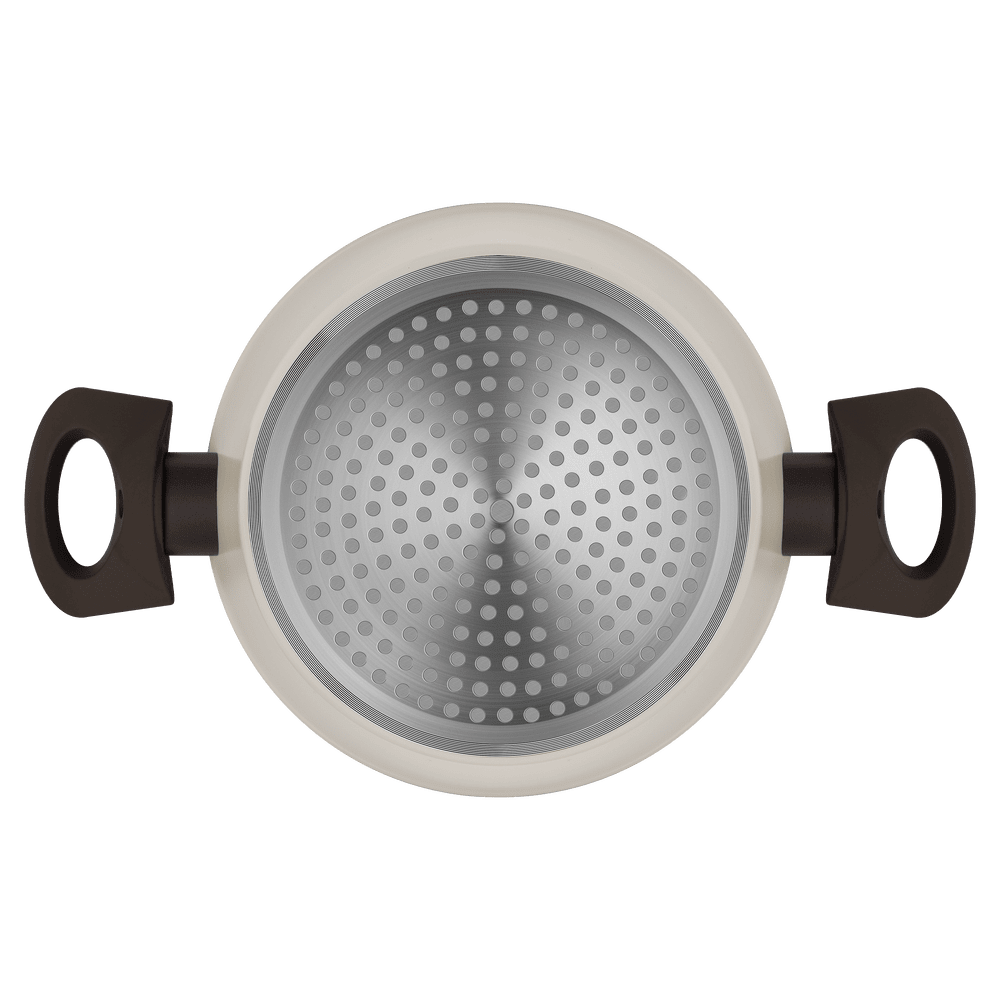 Кастрюля FILIGRANA EDDA FG20EDD01CS из кованого алюминия со стеклянной крышкой, 20 см