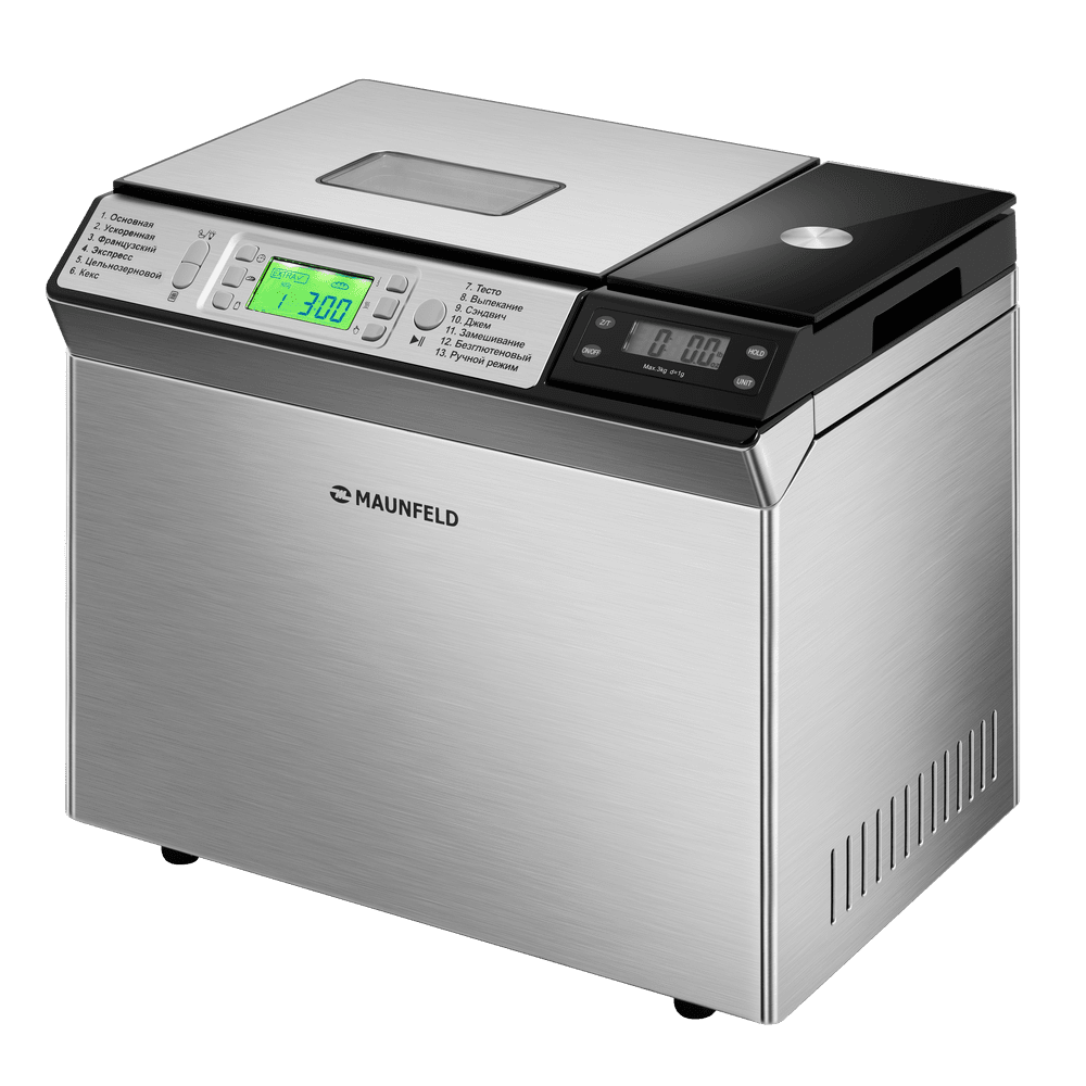 Хлебопечь MAUNFELD MBM-900DSS Хлебопечь MAUNFELD MBM-900DSS