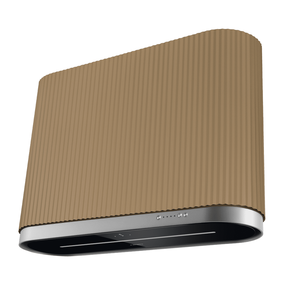 Дизайнерская золотая вытяжка с бесконтактным управлением Дизайнерская золотая вытяжка с бесконтактным управлением