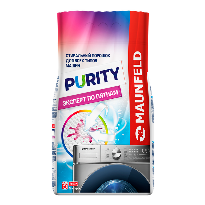 Стиральный порошок  Maunfeld Purity Эксперт по&nbsp;пятнам Automat 2400г MWP2400BM