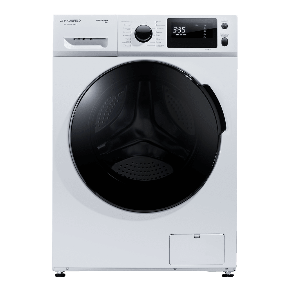 Стиральная машина с инвертором и паром MAUNFELD MFWM149WH Стиральная машина с инвертором и паром MAUNFELD MFWM149WH
