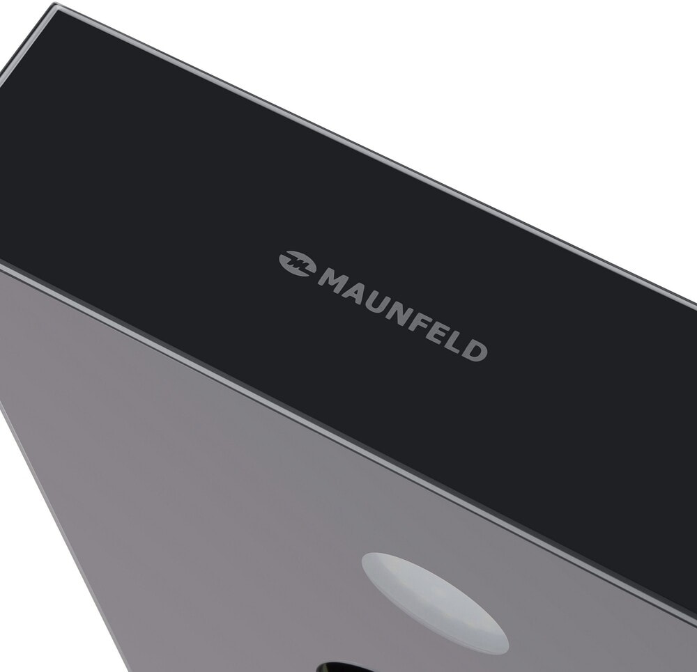 Кухонная вытяжка MAUNFELD Norfolk 90 нержавеющая сталь\черное стекло