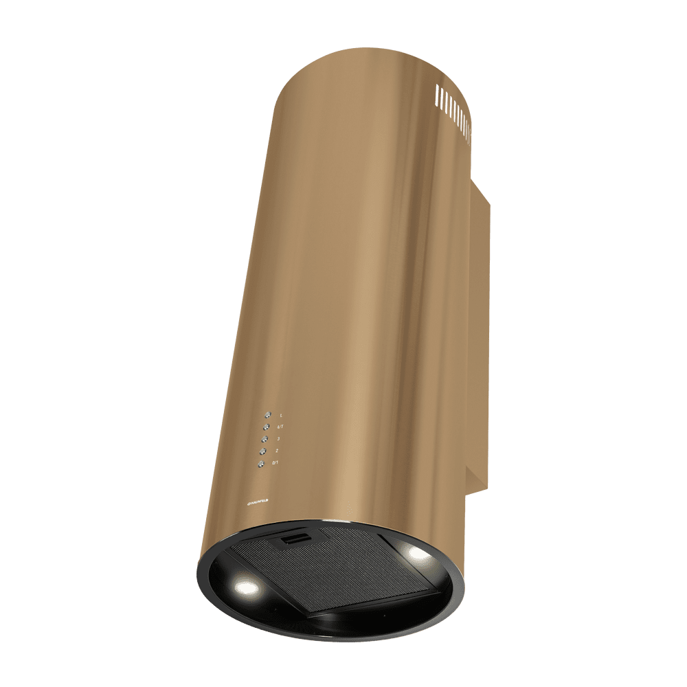 Дизайнерская медная вытяжка  с электронным управлением