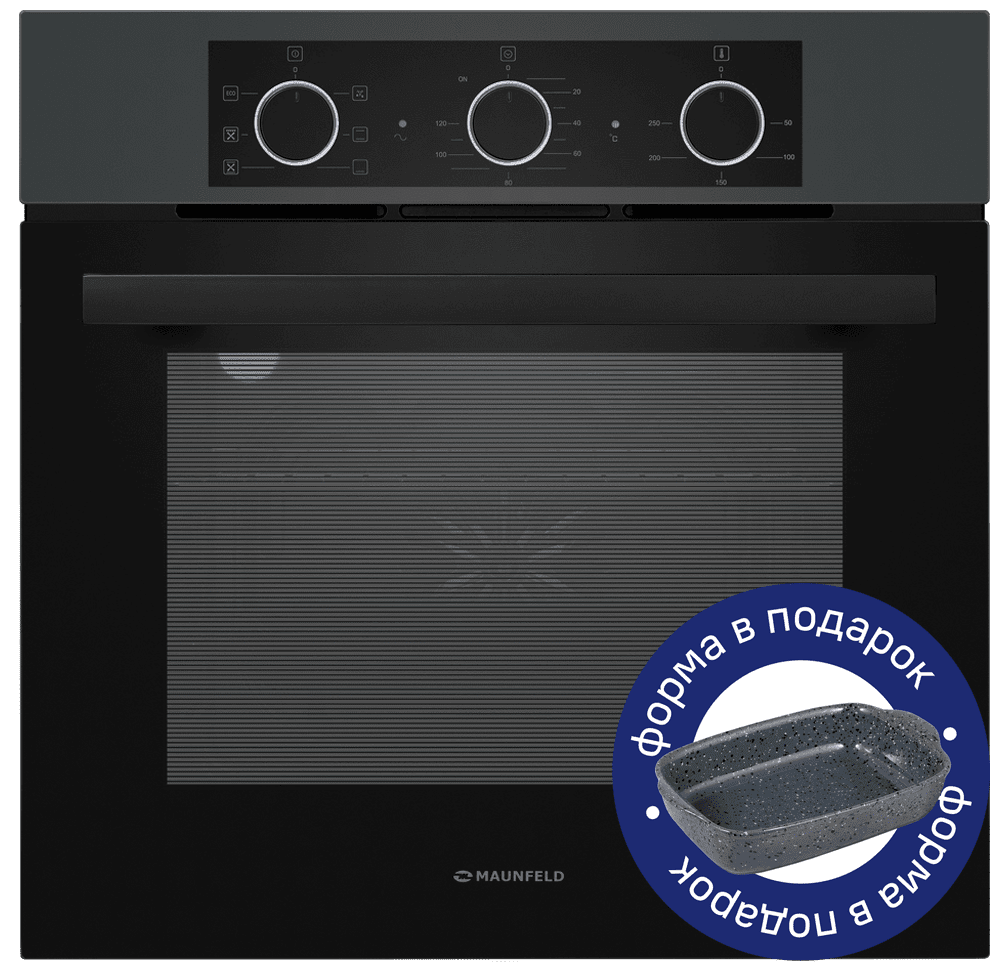 Электрический черный духовой шкаф 60 см Электрический черный духовой шкаф 60 см