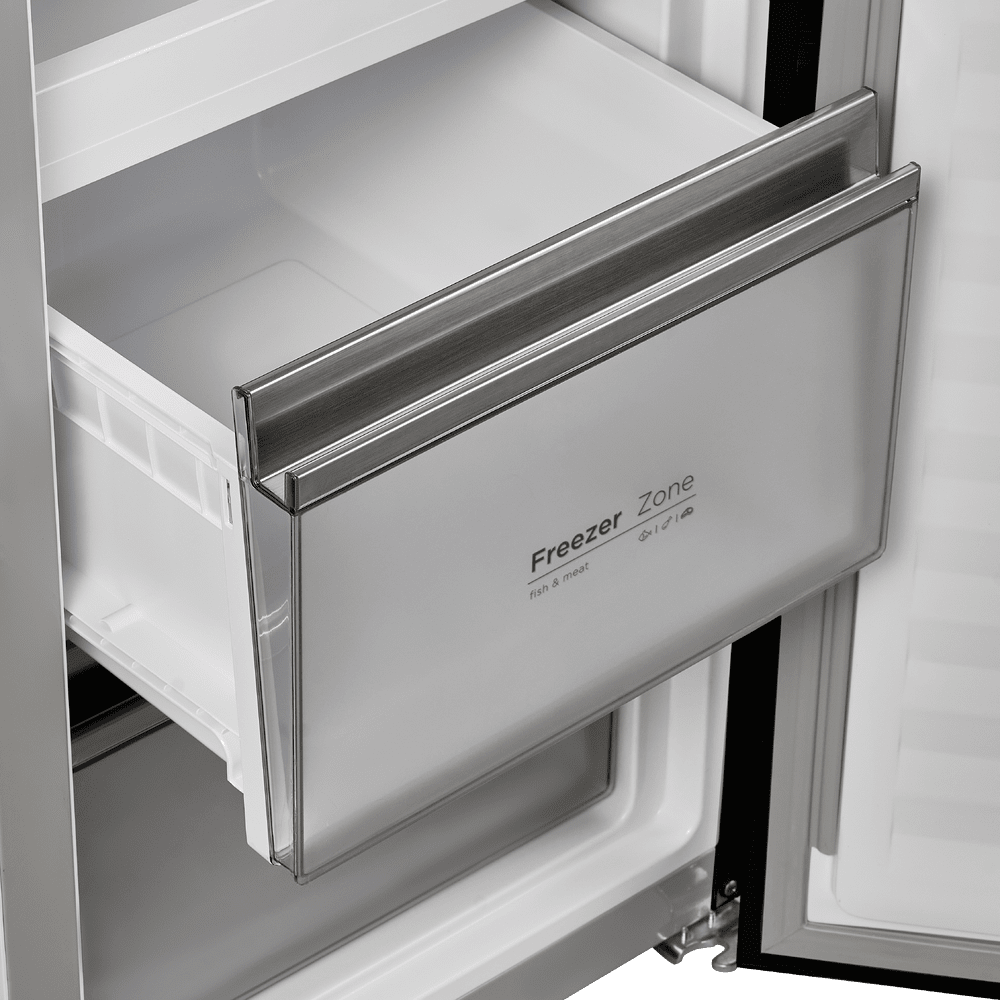 Холодильник с инвертором MAUNFELD MFF190NFDGN Matt Inverter