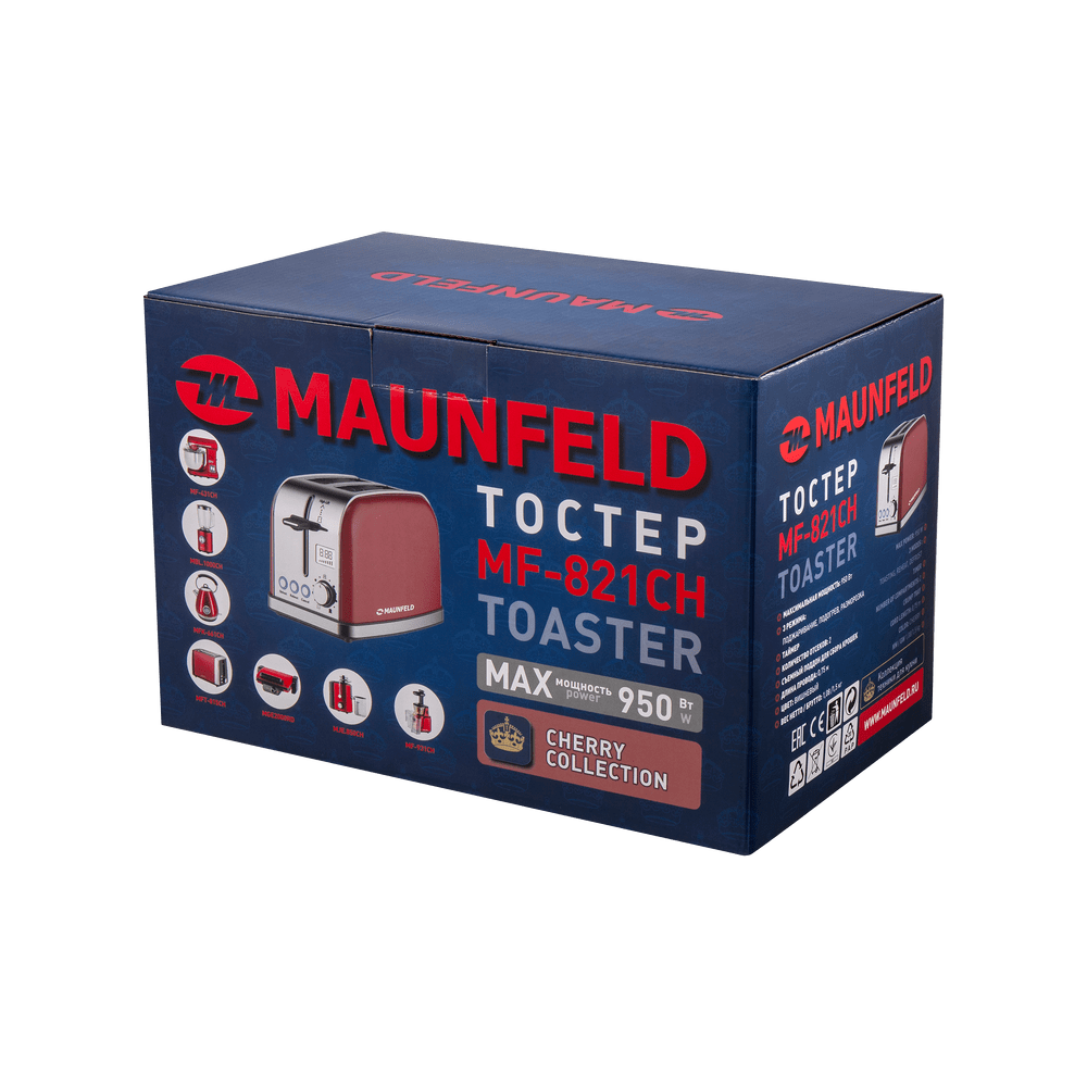 Тостер MAUNFELD MF-821CH
